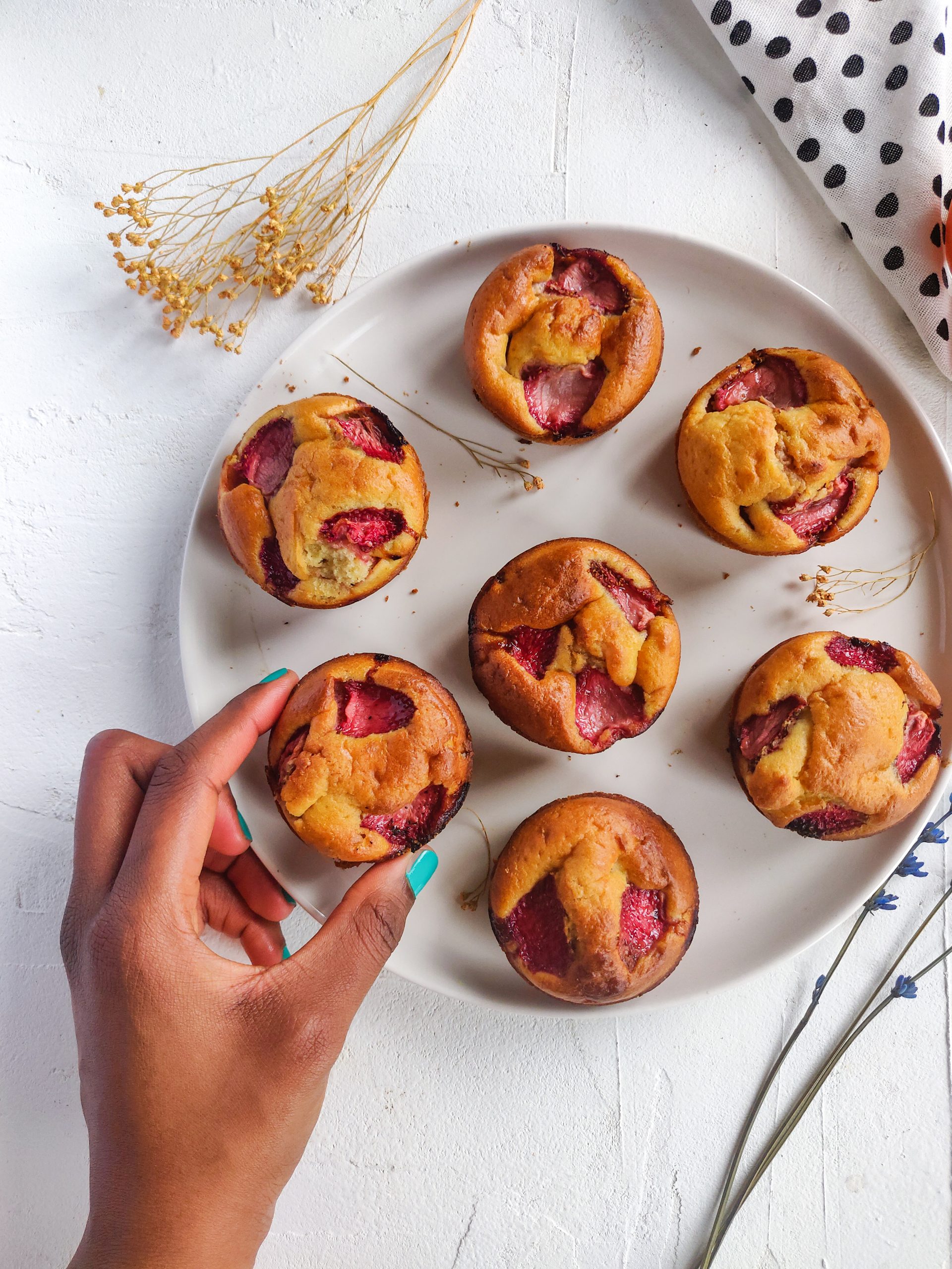 You are currently viewing Muffins aux fraises